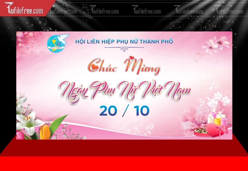 Phông Nền Ngày Quốc Tế Phụ Nữ 20/10_PN246