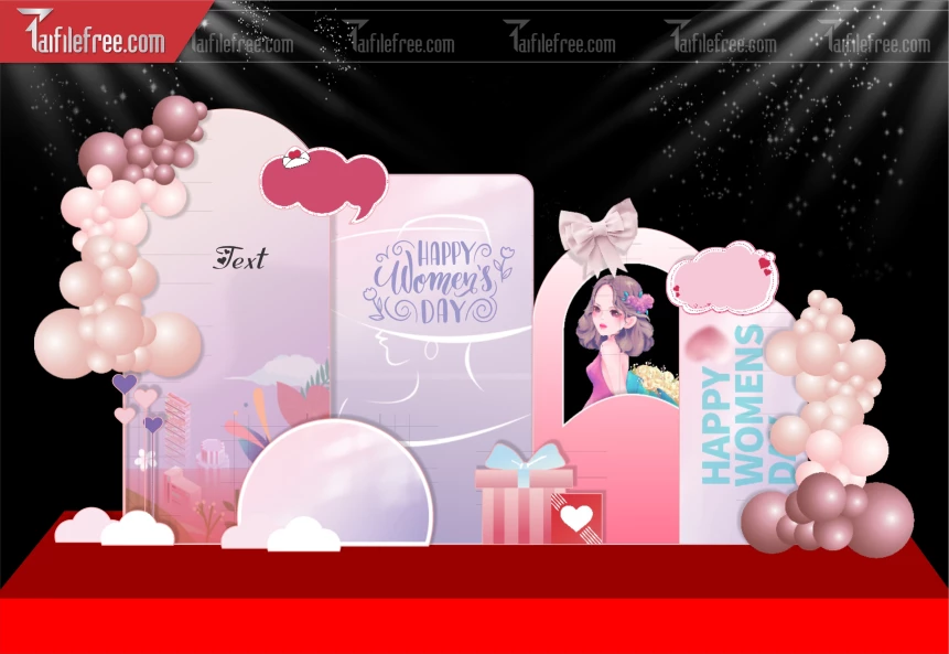 Mẫu Background Ngày Phụ Nữ Việt Nam 8/3._PN246