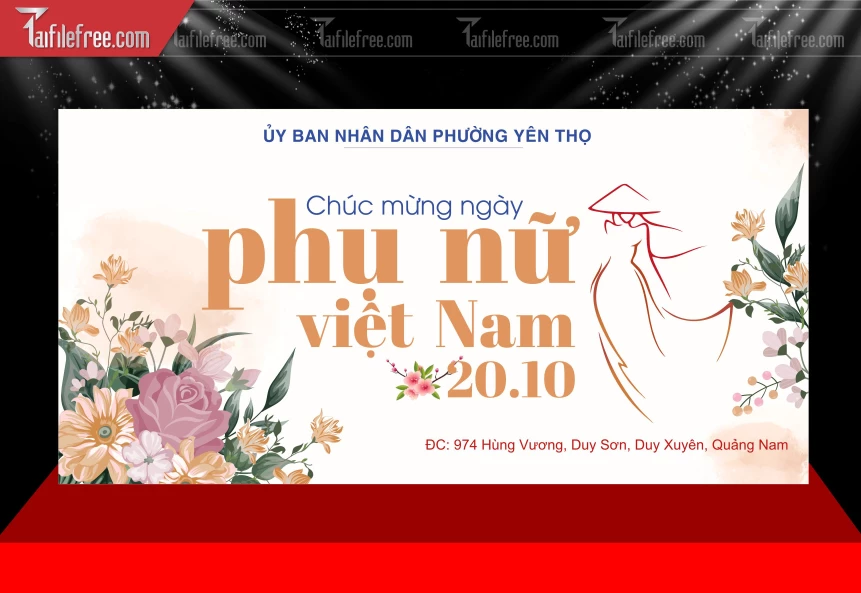 Phông Nền Ngày Quốc Tế Phụ Nữ 20/10_PN247