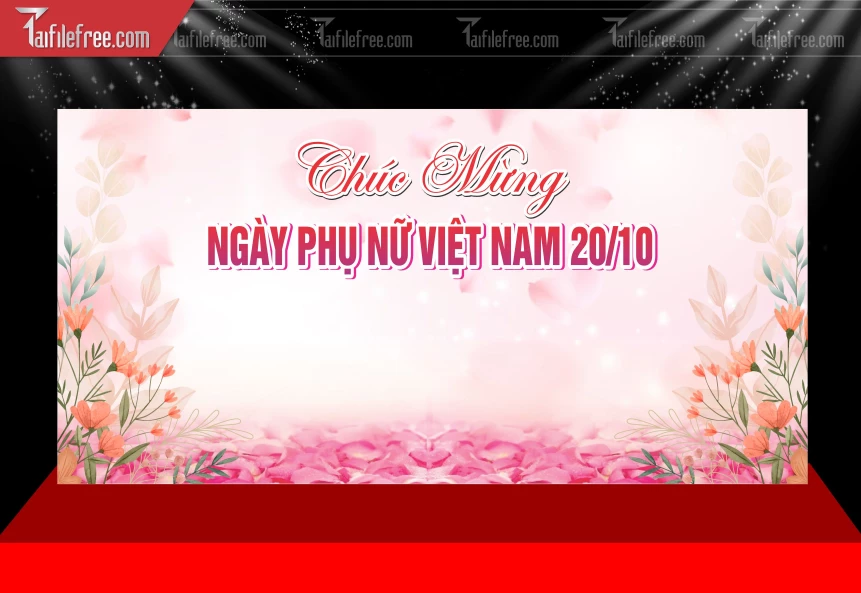 Phông Nền Ngày Quốc Tế Phụ Nữ 20/10_PN249