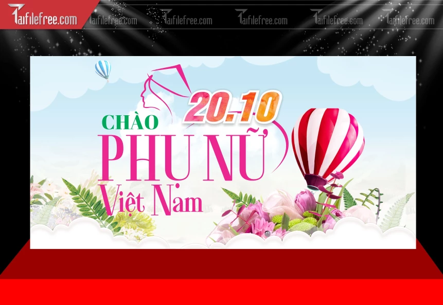 Phông Nền Ngày Quốc Tế Phụ Nữ 20/10_PN250