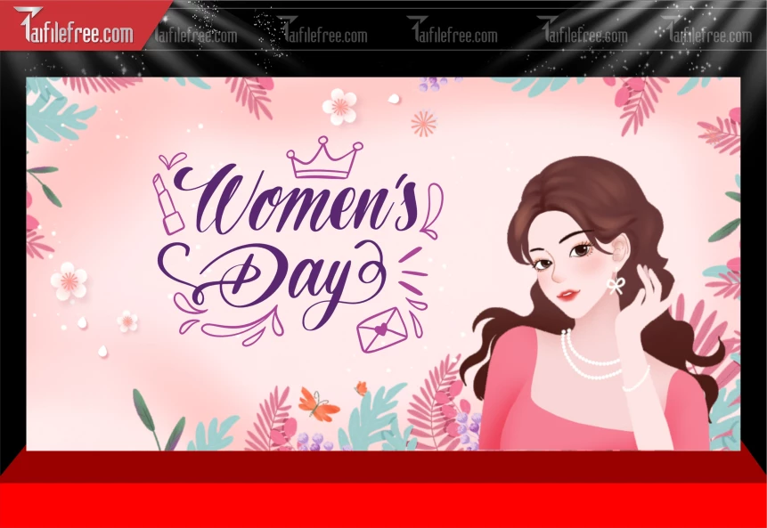 Mẫu Phông Nền Ngày Phụ Nữ Việt Nam 8/3._PN251