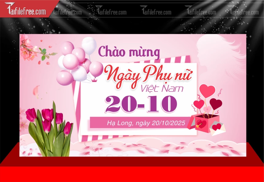 Phông Nền Ngày Quốc Tế Phụ Nữ 20/10_PN253