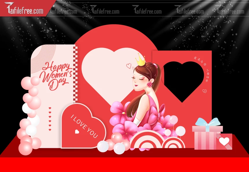 Background Ngày Quốc Tế Phụ Nữ 8/3_PN111