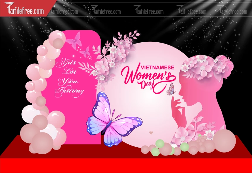 Background Ngày Quốc Tế Phụ Nữ 8/3_PN112