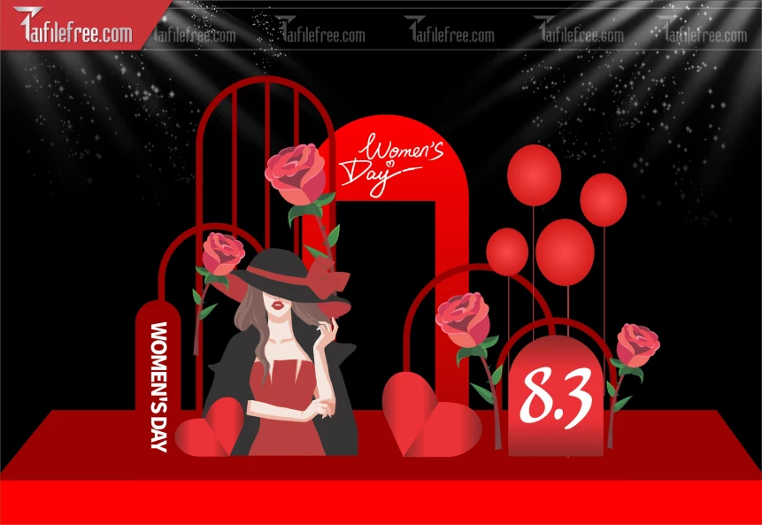 Background Ngày Quốc Tế Phụ Nữ 8/3_PN115
