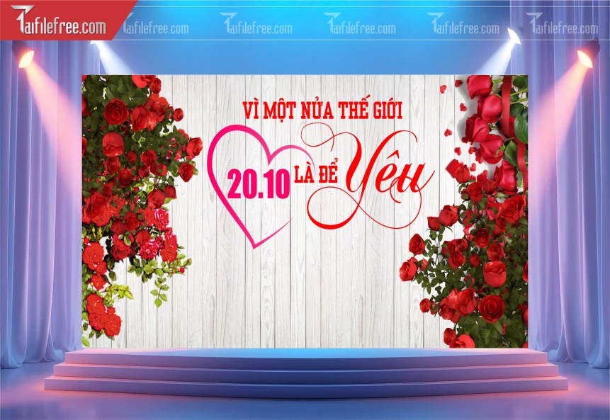 Phông Nền Ngày Phụ Nữ Việt Nam Đẹp Ấn Tượng PNN125