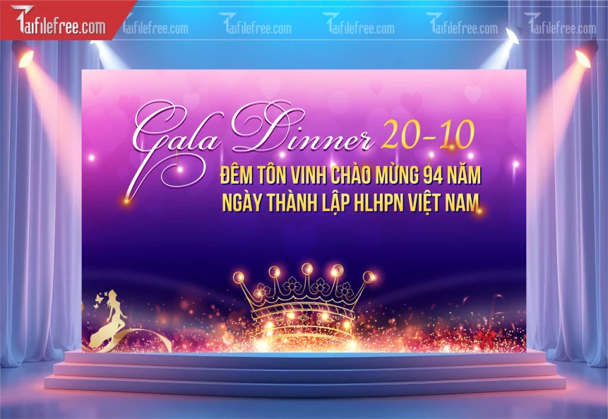 Phông Nền Ngày Phụ Nữ Việt Nam Đẹp Ấn Tượng PNN126