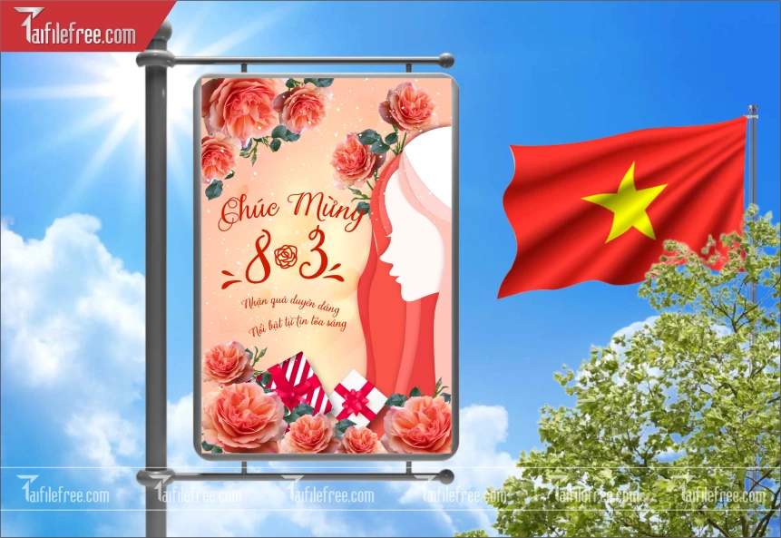 Poster Ngày Quốc Tế Phụ Nữ 8/3_PNN127