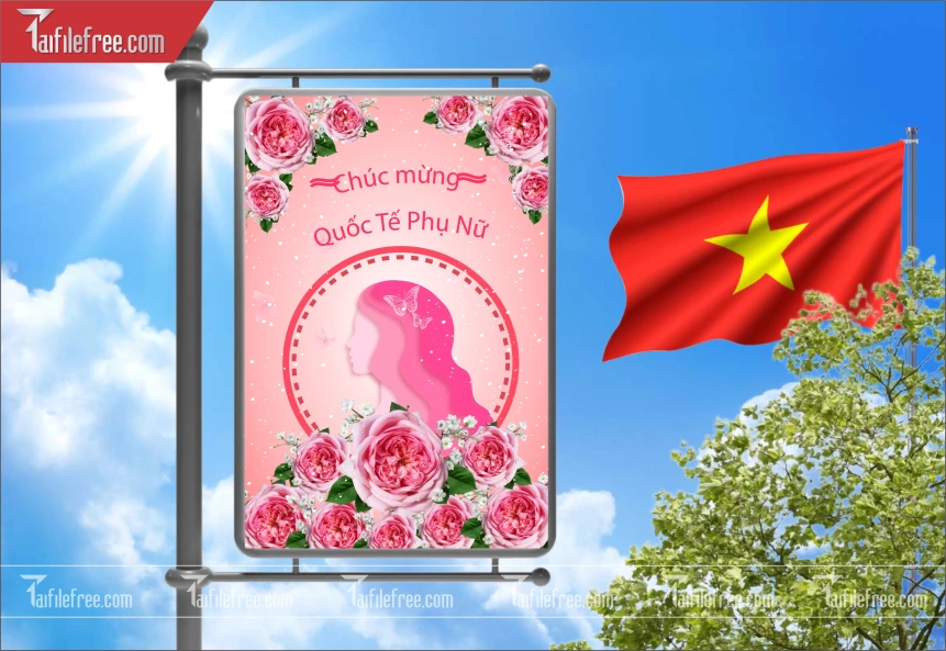 Poster Ngày Quốc Tế Phụ Nữ 8/3_PNN128