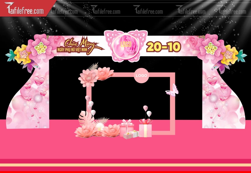 Cổng Trang Trí  Ngày Phụ Nữ Việt Nam 20/10 PNN145