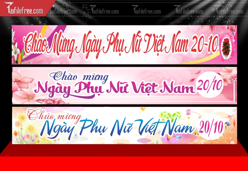 Băng Rôn Ngày Phụ Nữ Việt Nam 20/10 PNN148