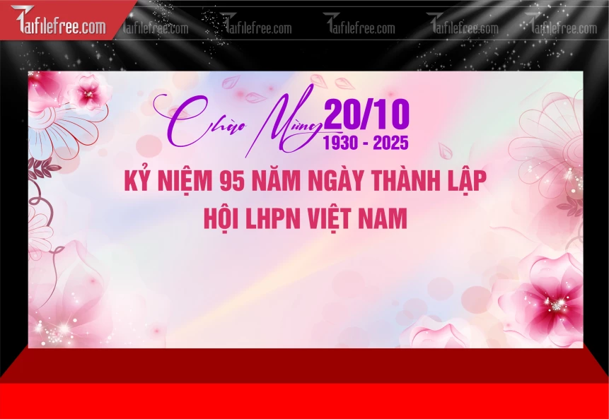 Phông Nền Ngày Phụ Nữ Việt Nam 20/10 PNN172