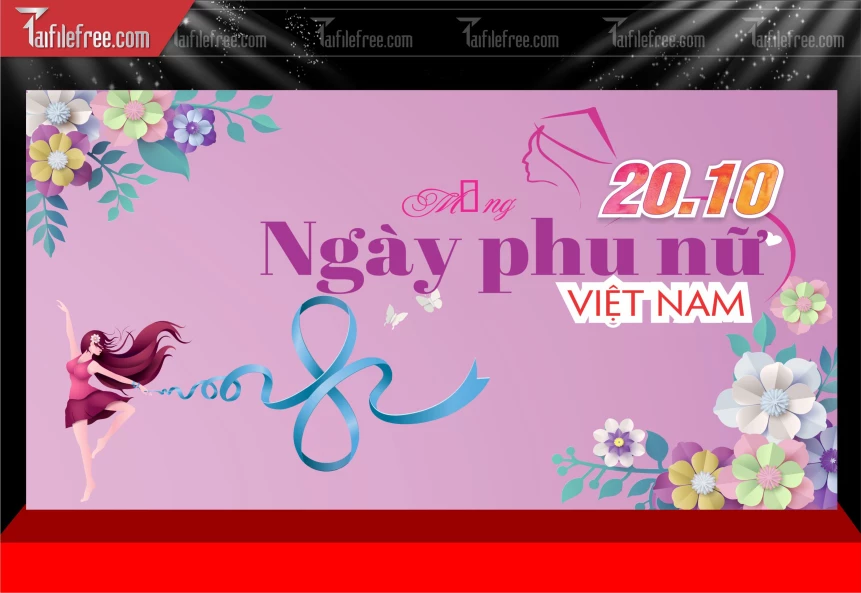 Phông Nền Ngày Phụ Nữ Việt Nam 20-10_PNN178