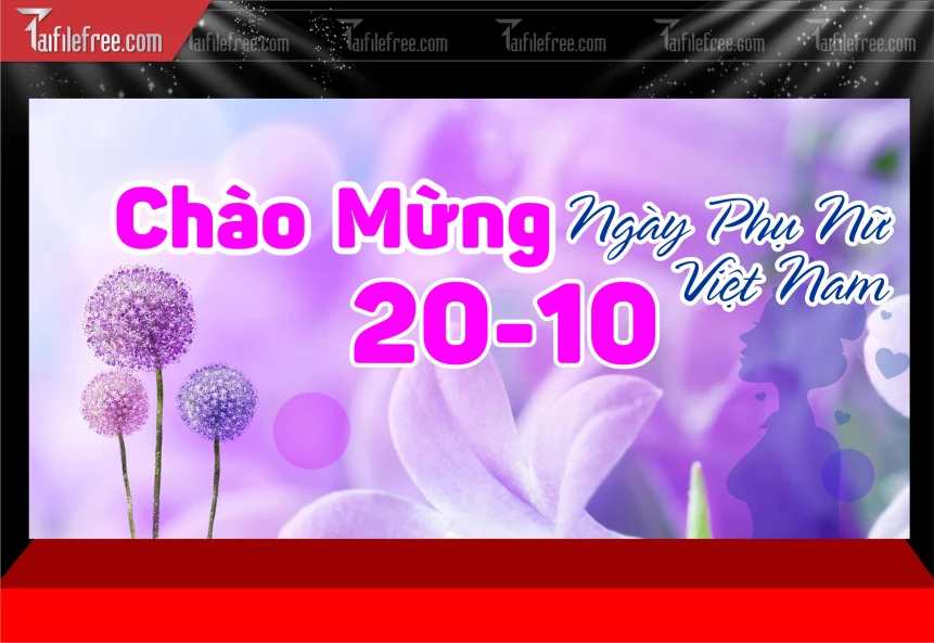 Phông Nền Ngày Phụ Nữ Việt Nam 20-10_PNN179