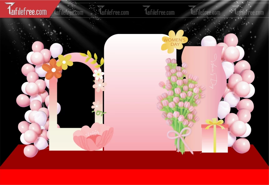 Mẫu Backdrop, Background Sân Khấu Sinh Nhật_SNA183