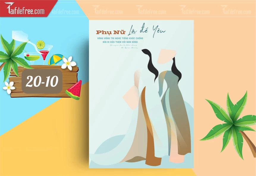 Poster Ngày Phụ Nữ Việt Nam 20-10_PNN188