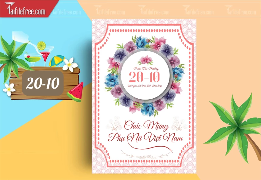 Poster Ngày Phụ Nữ Việt Nam 20-10_PNN190