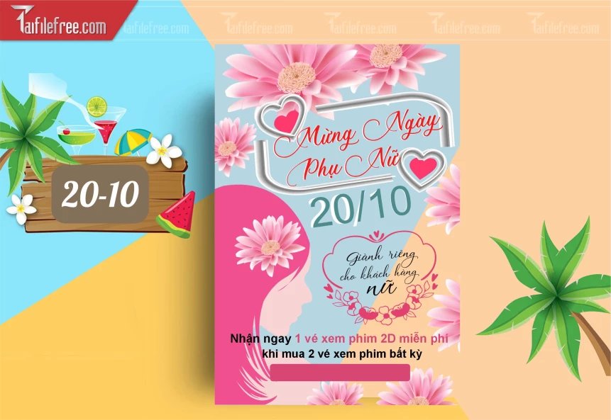 Poster Ngày Phụ Nữ Việt Nam 20-10_PNN192