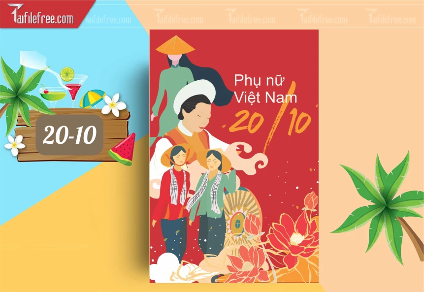 Poster Ngày Phụ Nữ Việt Nam 20-10_PNN193