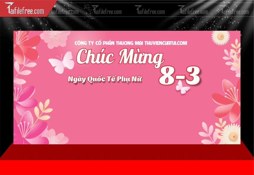 Phông Nền Ngày Phụ Nữ Việt Nam 8/3_PNN211