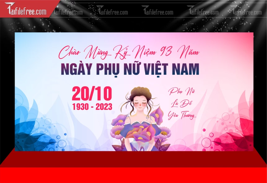 Phông Nền Ngày Quốc Tế Phụ Nữ 20/10_PN219