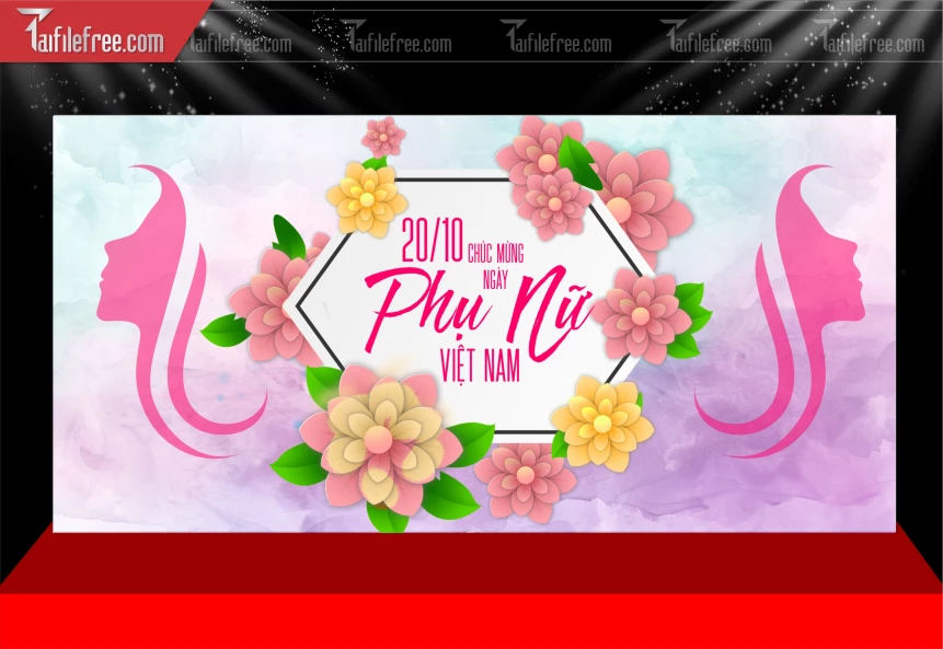 Phông Nền Ngày Quốc Tế Phụ Nữ 20/10_PN220