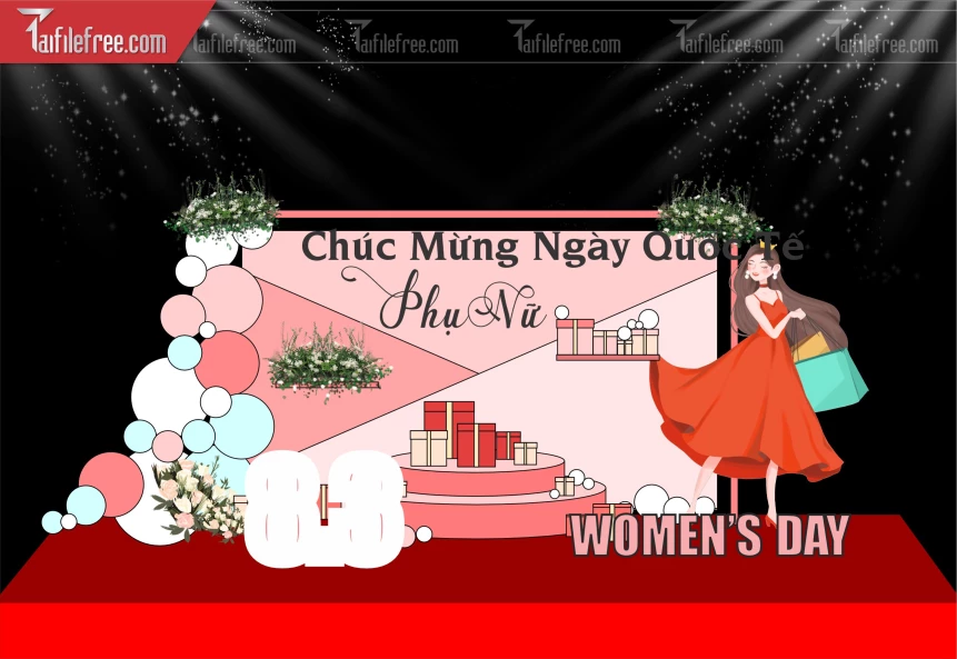 Background Ngày Quốc Tế Phụ Nữ 20/10_PN228