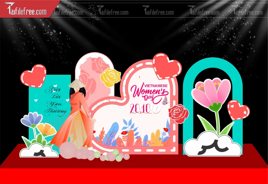 Background Ngày Quốc Tế Phụ Nữ 20/10_PNN248