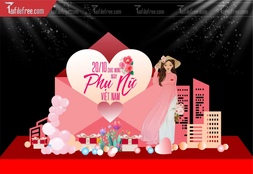 Background Ngày Quốc Tế Phụ Nữ 20/10_PNN249