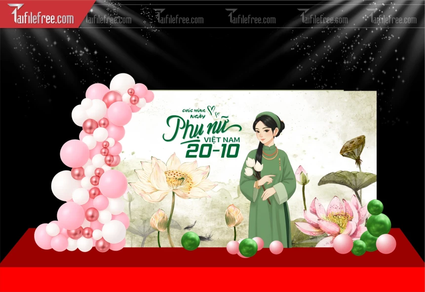 Background Ngày Quốc Tế Phụ Nữ 20/10_PNN250