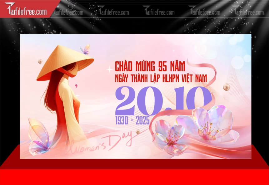 Background Ngày Quốc Tế Phụ Nữ 20/10_PNN256