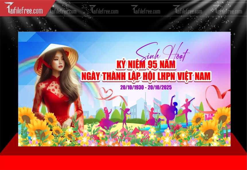 Background Ngày Quốc Tế Phụ Nữ 20/10_PNN257