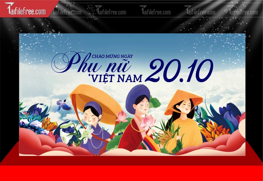 Background Ngày Quốc Tế Phụ Nữ 20/10_PNN258