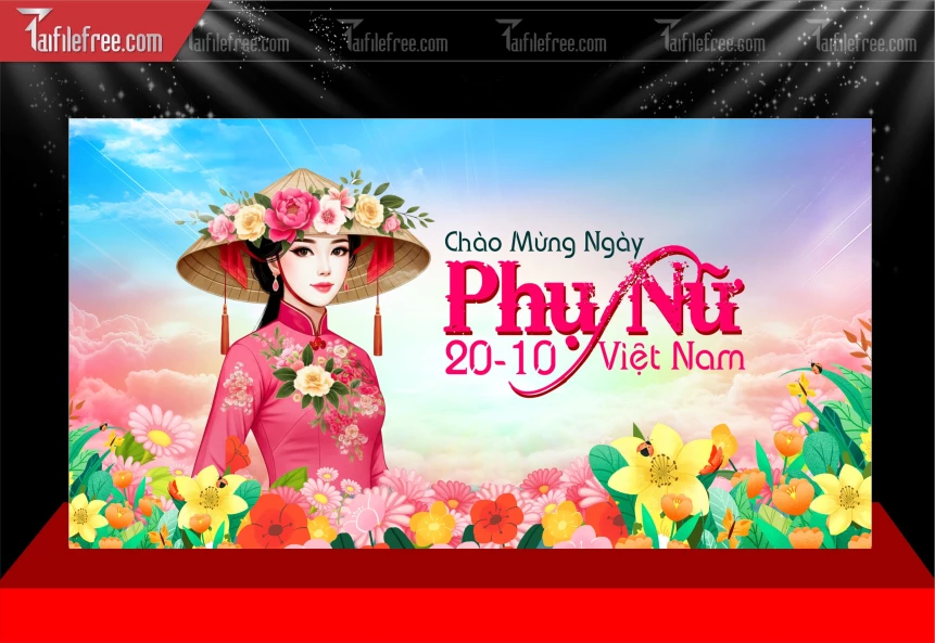 Background Ngày Quốc Tế Phụ Nữ 20/10_PNN259