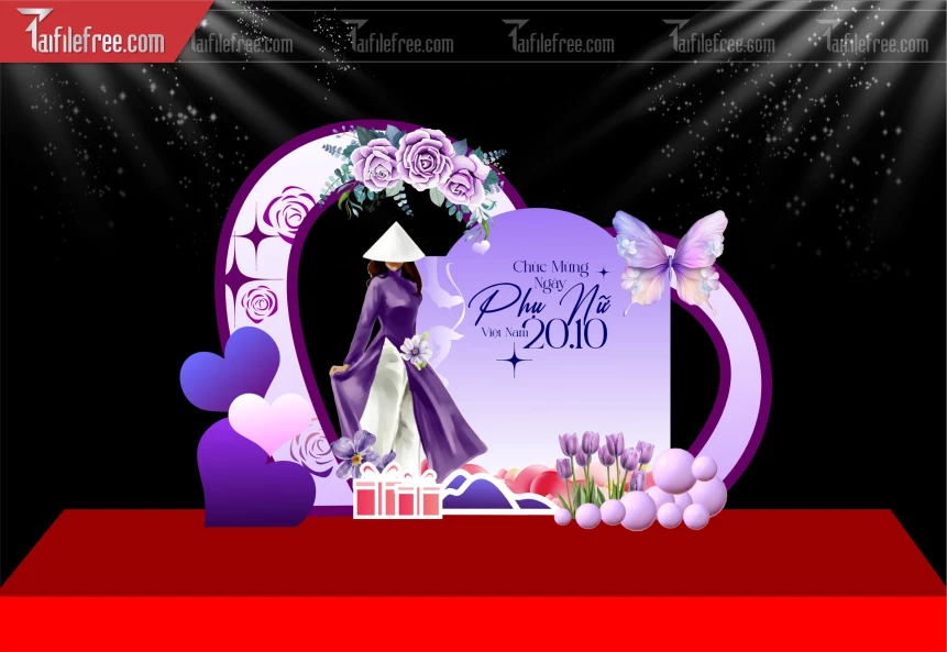 Background Ngày Quốc Tế Phụ Nữ 20/10_PNN263