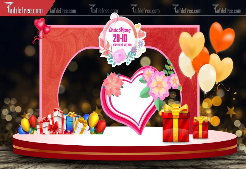 Phông Nền Ngày Phụ Nữ Việt Nam Đẹp, Ấn Tượng PNN124,