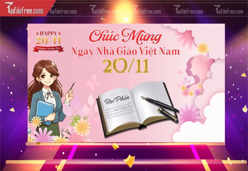 Background Ngày Nhà Giáo Việt Nam 20-11_NNG95
