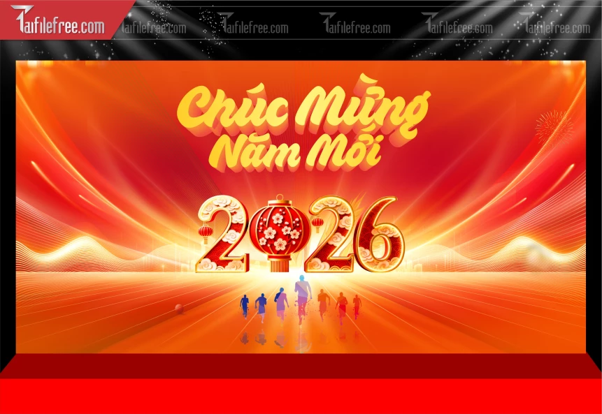 Mẫu Phông Nền Chúc Mừng Năm Mới Năm Chào Xuân Bính Ngọ._PT1031