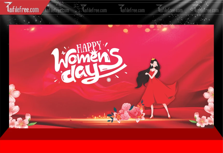 Mẫu Phông Nền Ngày Phụ Nữ Việt Nam 8/3._PT1098