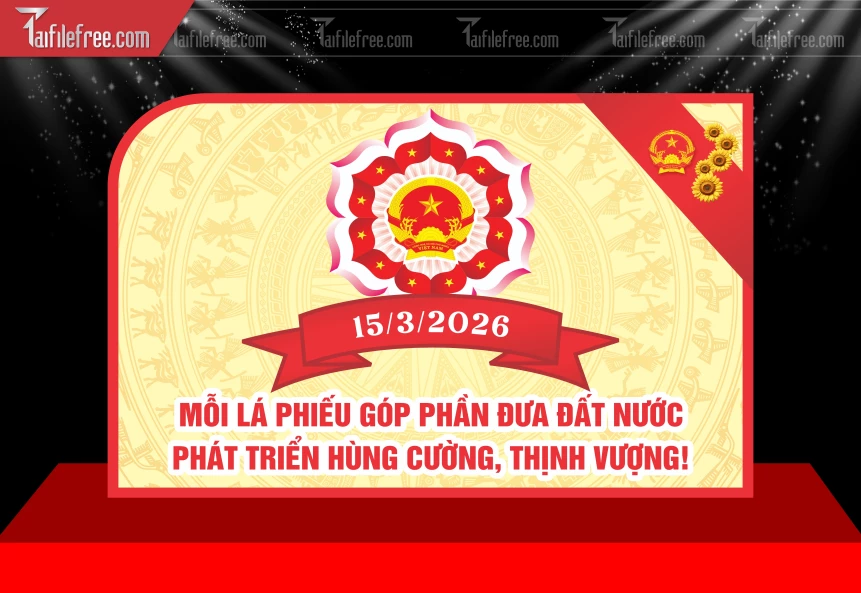 Mẫu Hộp Phiếu Bầu Cử_PT1101