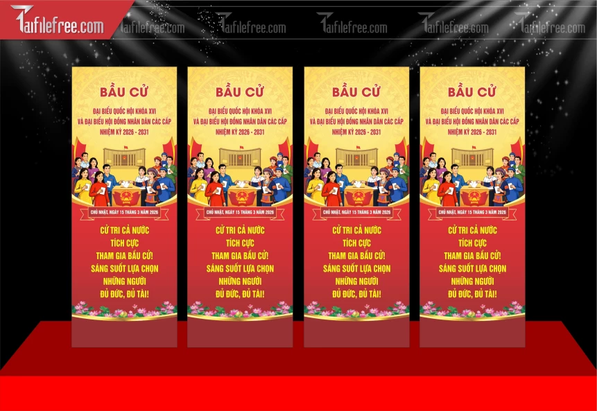 Mẫu Poster Bầu Cử_PT1102