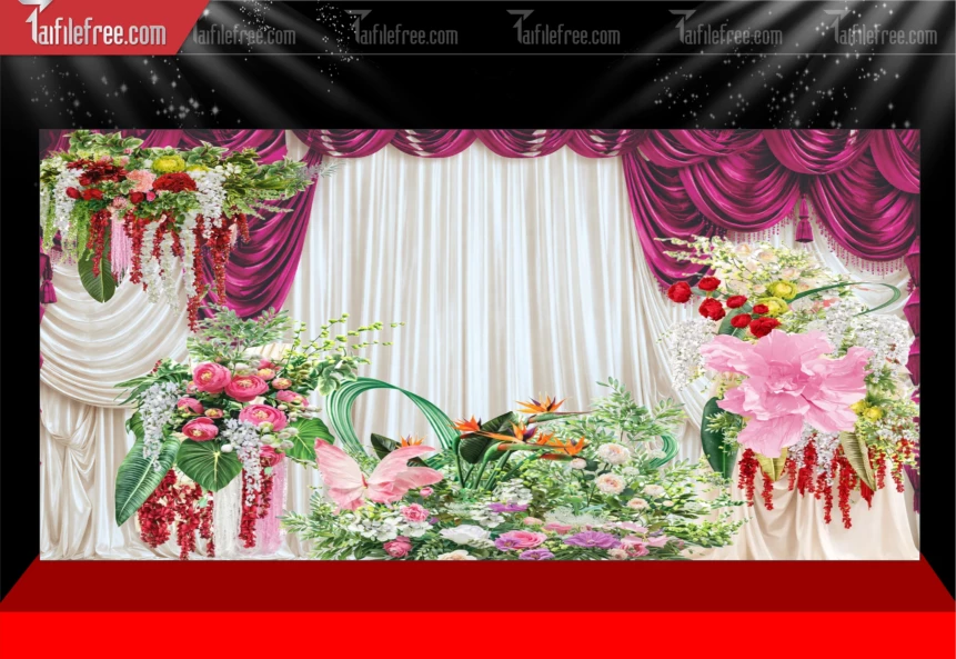 Mẫu Phông Cưới Trang Trí Đẹp_PT1108