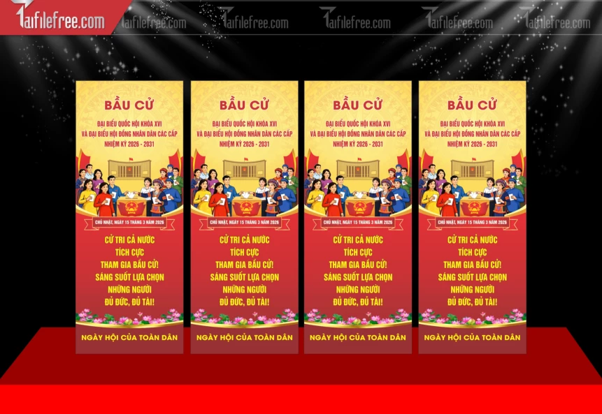 Mẫu Poster Bầu Cử_PT1117