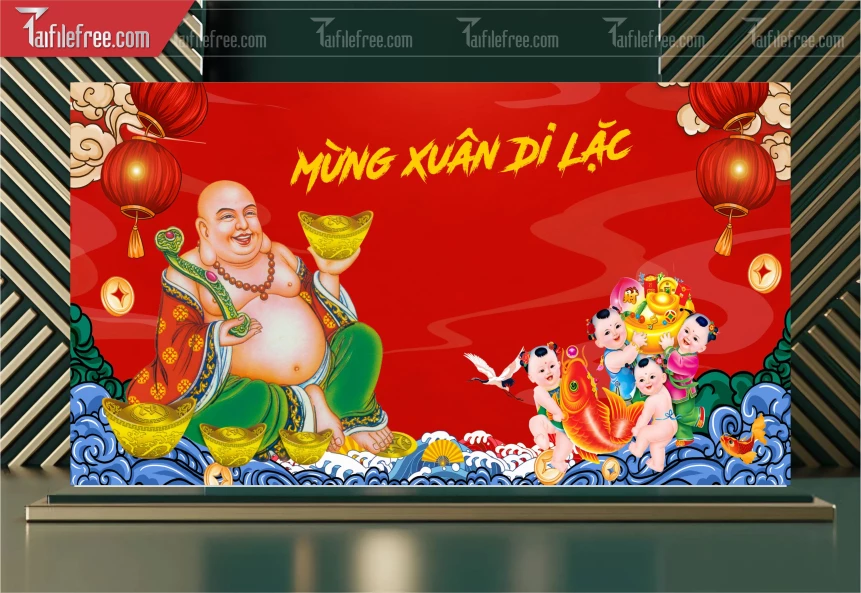 Background, Phông Nền Tất Niên Chào Xuân Bính Ngọ _PT118