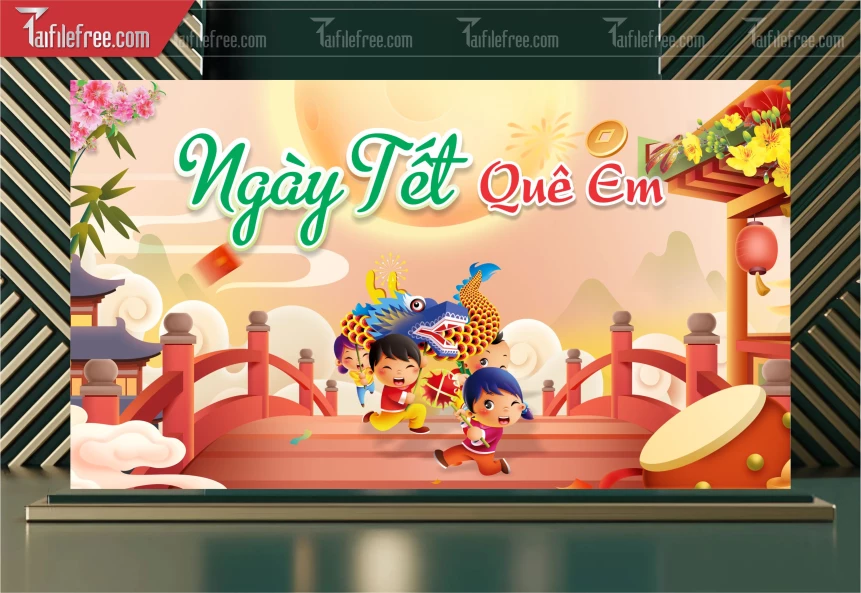 Background, Phông Nền Tất Niên Chào Xuân Bính Ngọ _PT119