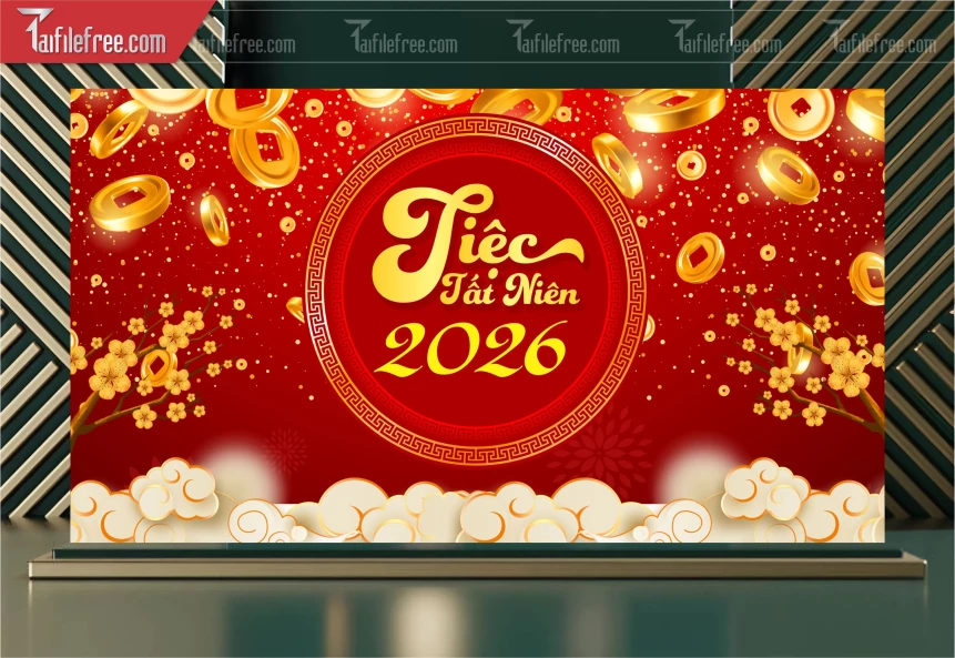 Background, Phông Nền Tất Niên Chào Xuân Bính Ngọ _PT124