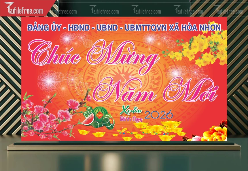 Background, Phông Nền Tất Niên Chào Xuân Bính Ngọ _PT142