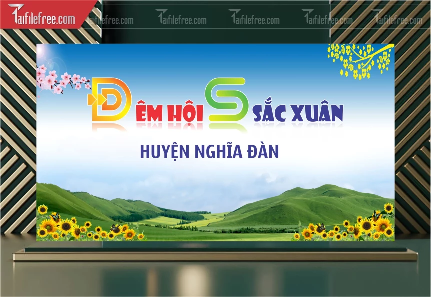 Background, Phông Nền Tất Niên Chào Xuân Bính Ngọ _PT144