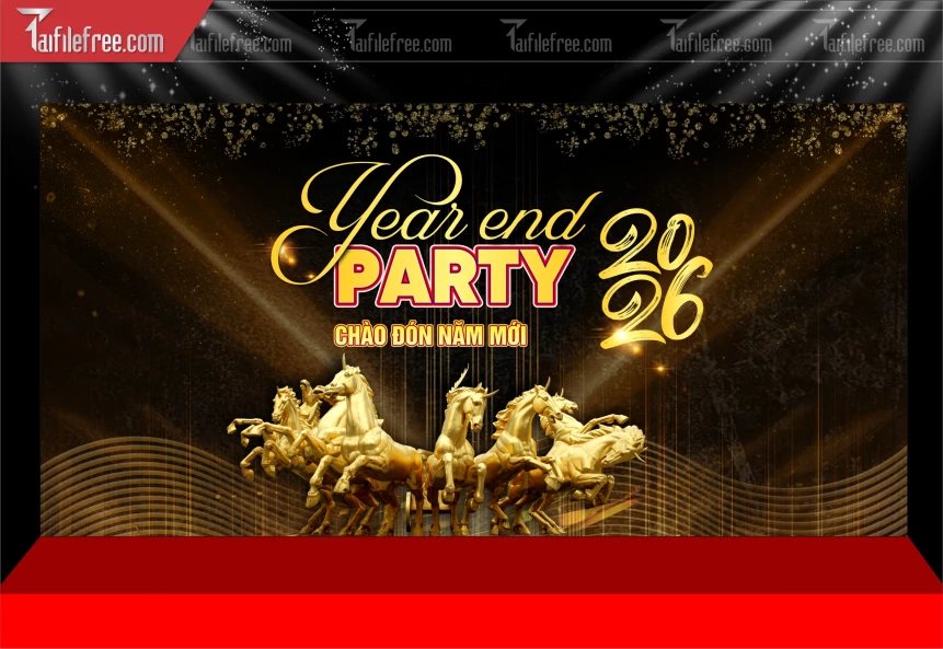 Background, Phông Nền Tất Niên Chào Xuân Bính Ngọ _PT164